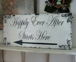 signs sign way yard happily ever signazon inspiring designs pointing right directional fairytale cute arrow elegant starts theme chic shabby